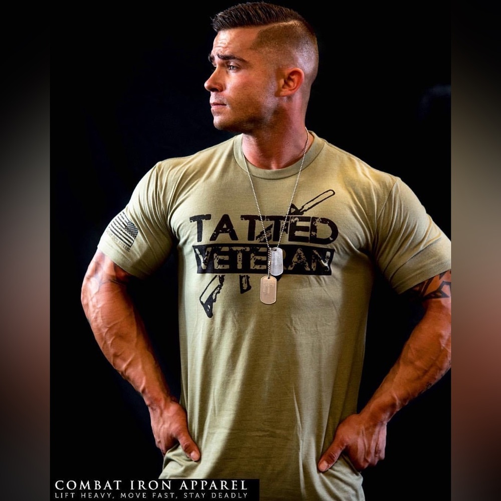 Combat Iron Unisex “TATTED VETERAN” Tee